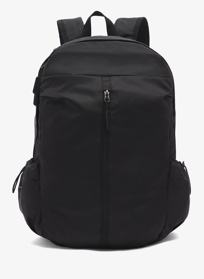 Robert Wood Classic Zipper Casual Backpacks - Image 1